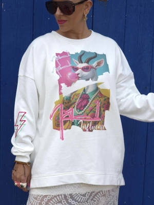 SUDADERA CABRA MAD INFLUENCE - Imagen 1