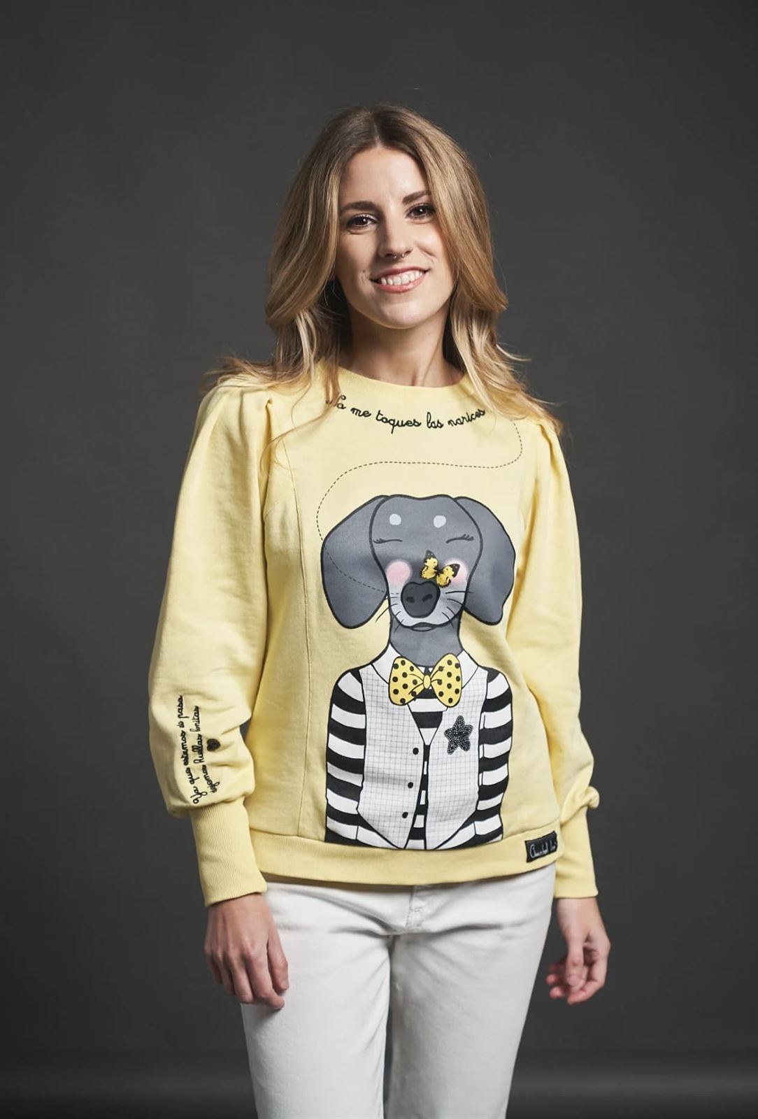 SUDADERA HUELLAS ANABEL LEE - Imagen 1