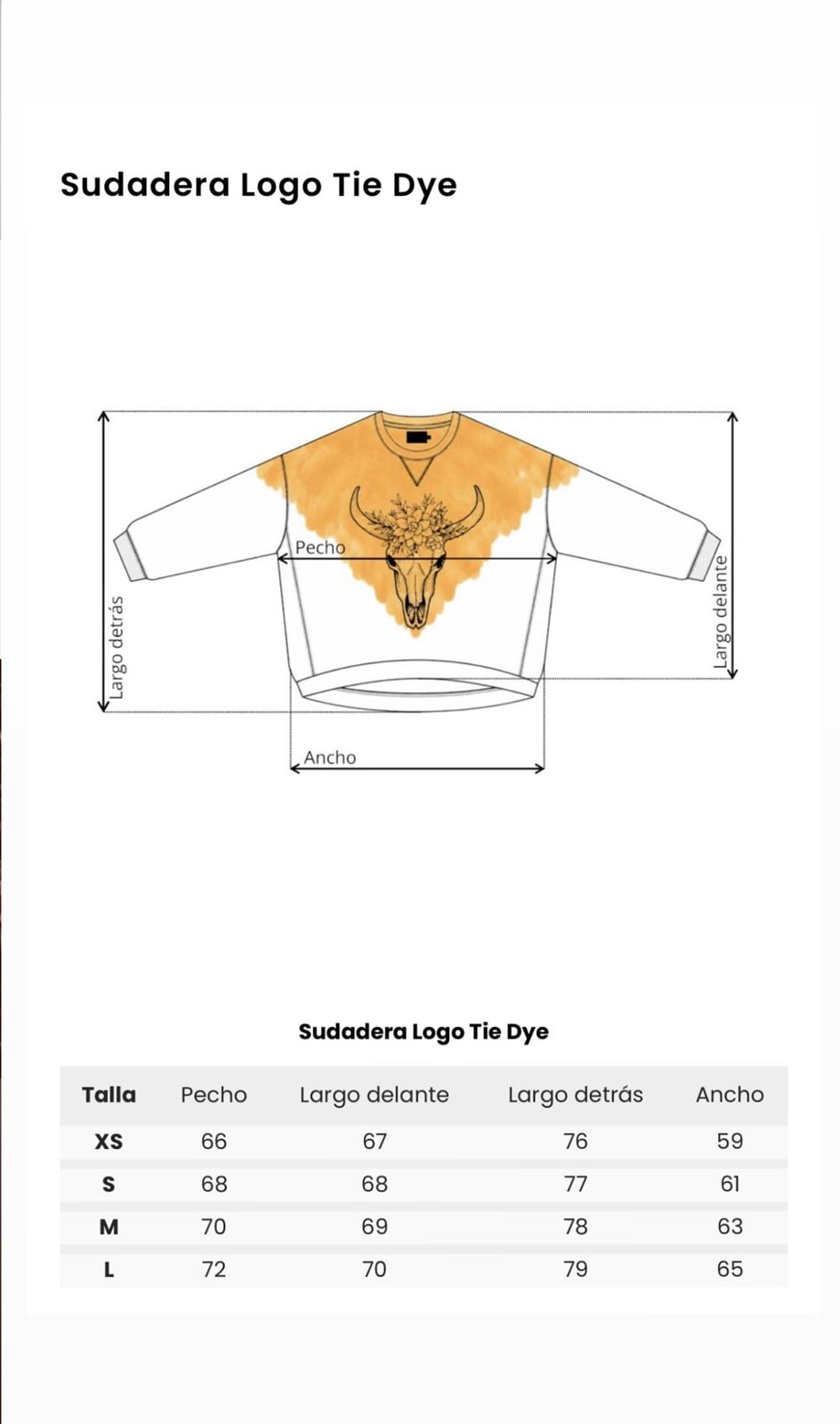 SUDADERA LOGO TIE DYE MAD INFLUENCE - Imagen 6