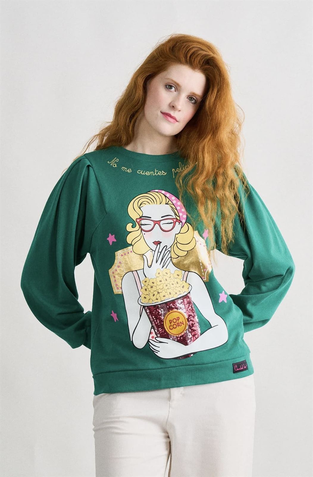 SUDADERA POPCORN ANABEL LEE - Imagen 1