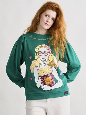 SUDADERA POPCORN ANABEL LEE - Imagen 1
