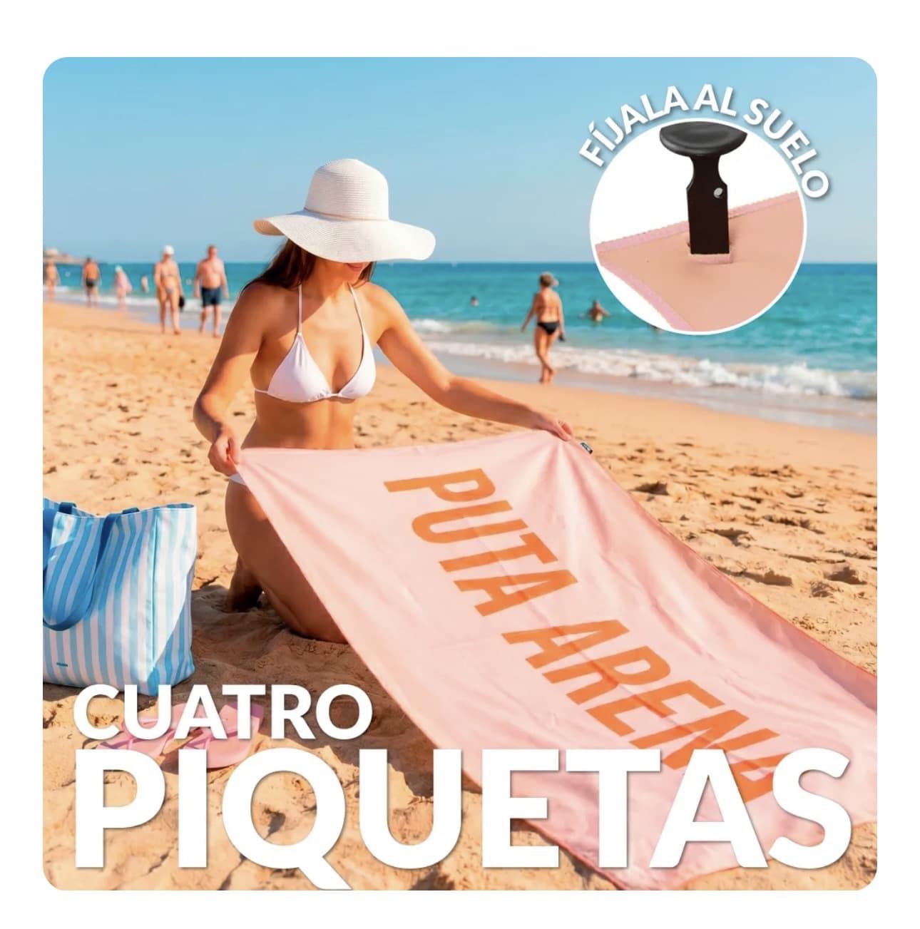 TOALLA PLAYA “PUTA ARENA” FISURA - Imagen 5