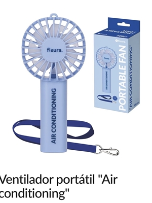 VENTILADOR PORTÁTIL “AIR CONDITIONING” FISURA - Imagen 1