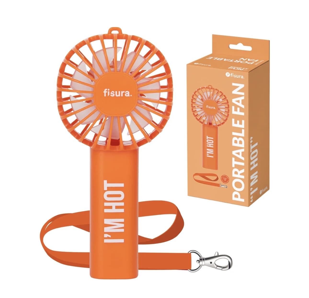 VENTILADOR PORTÁTIL “I’M HOT” FISURA - Imagen 1