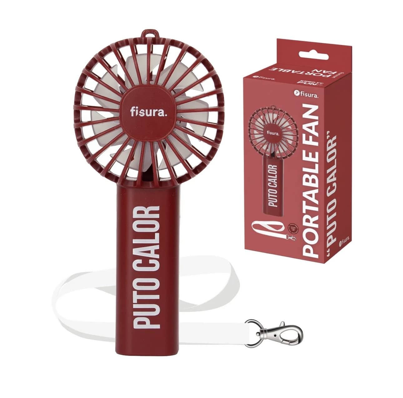 VENTILADOR PORTÁTIL “PUTO CALOR” FISURA - Imagen 1