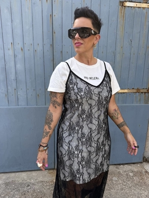 VESTIDO BLACK LACE MAD INFLUENCE - Imagen 2