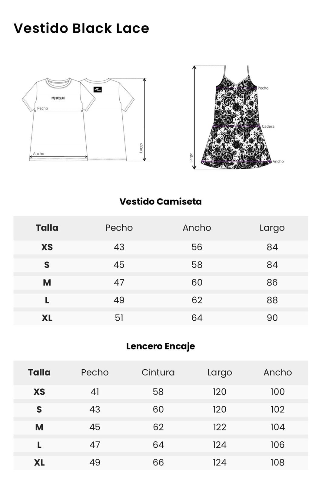 VESTIDO BLACK LACE MAD INFLUENCE - Imagen 5