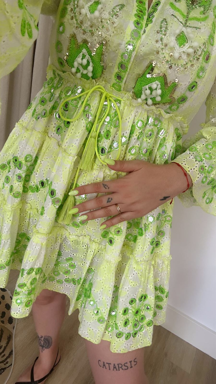 VESTIDO BOHO LIMA - Imagen 1