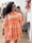 VESTIDO BOHO NARANJA - Imagen 1