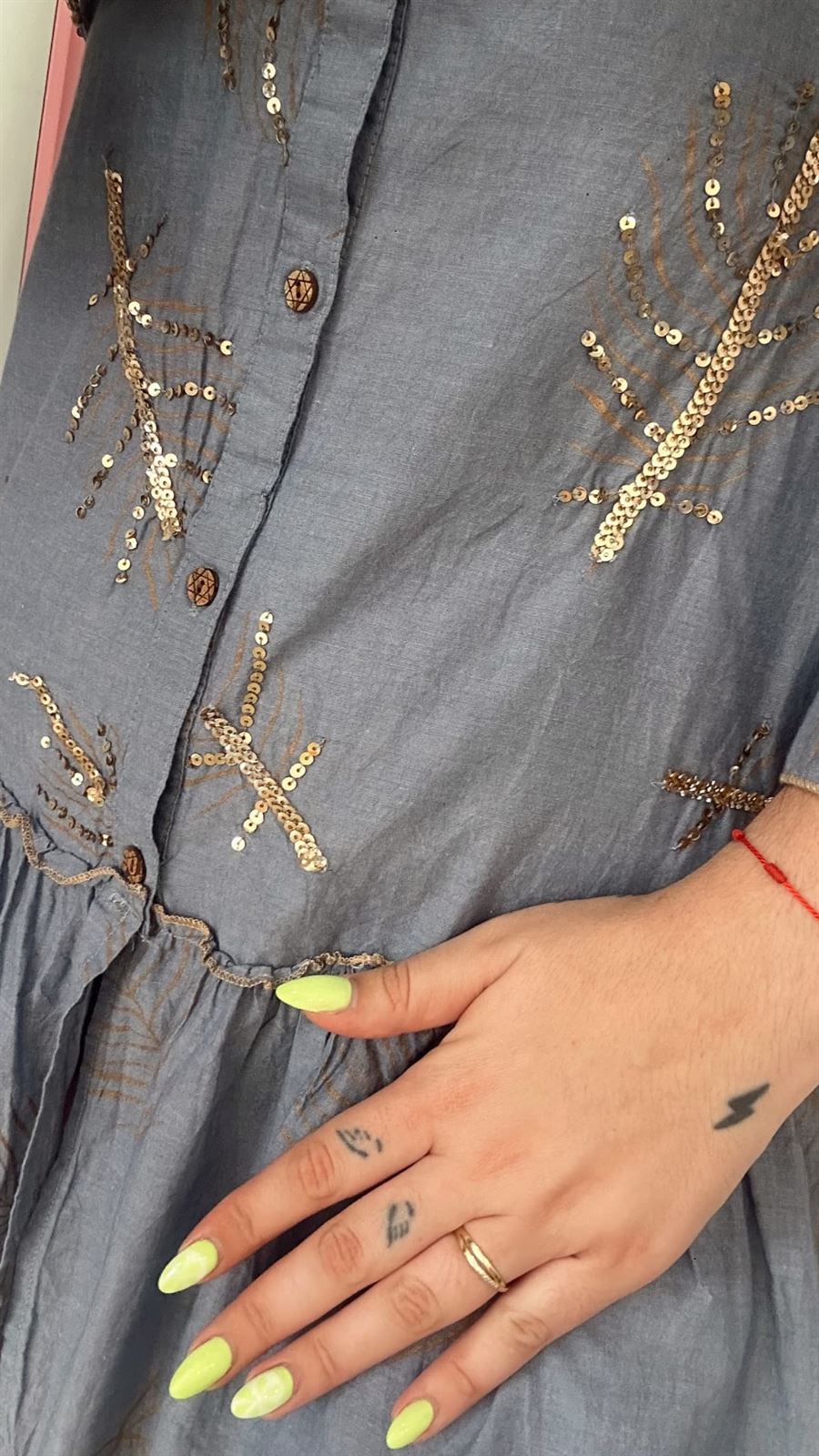 VESTIDO BOHO VAQUERO - Imagen 2