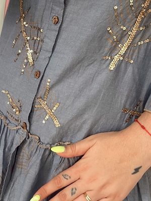 VESTIDO BOHO VAQUERO - Imagen 2
