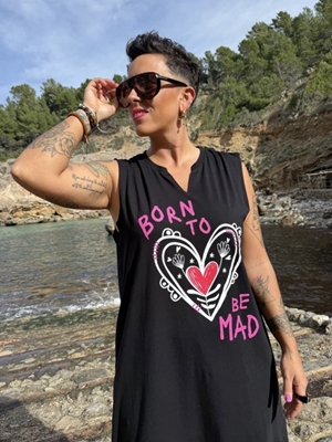 VESTIDO “BORN TO BE MAD” MAD INFLUENCE - Imagen 2