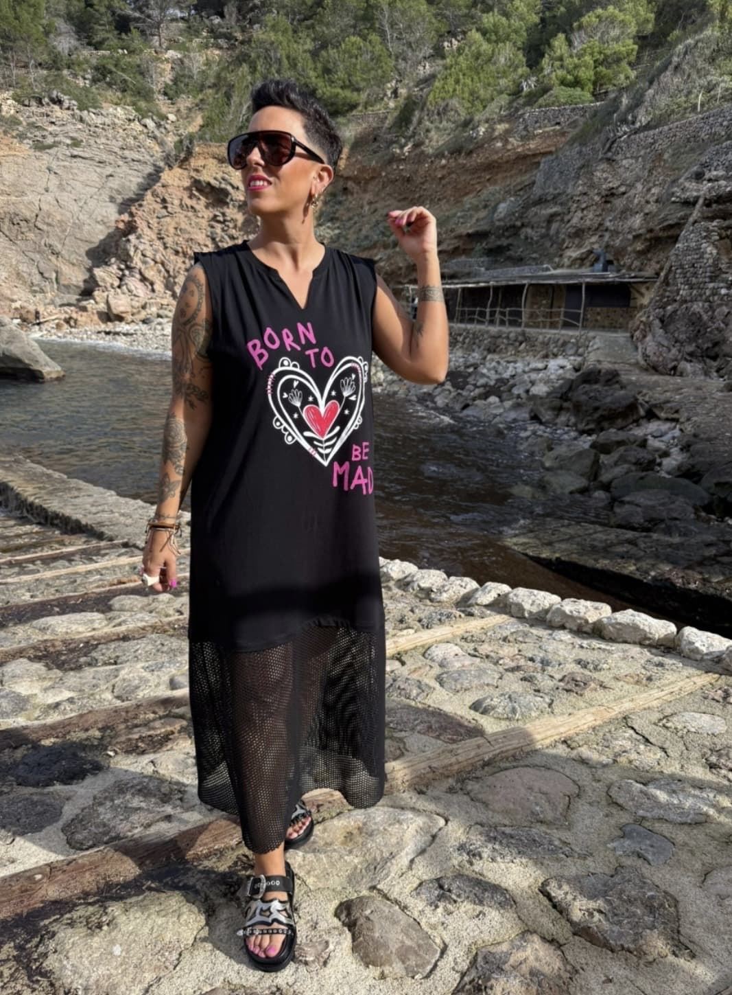 VESTIDO “BORN TO BE MAD” MAD INFLUENCE - Imagen 3