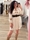 VESTIDO CREMA BORDADO - Imagen 2