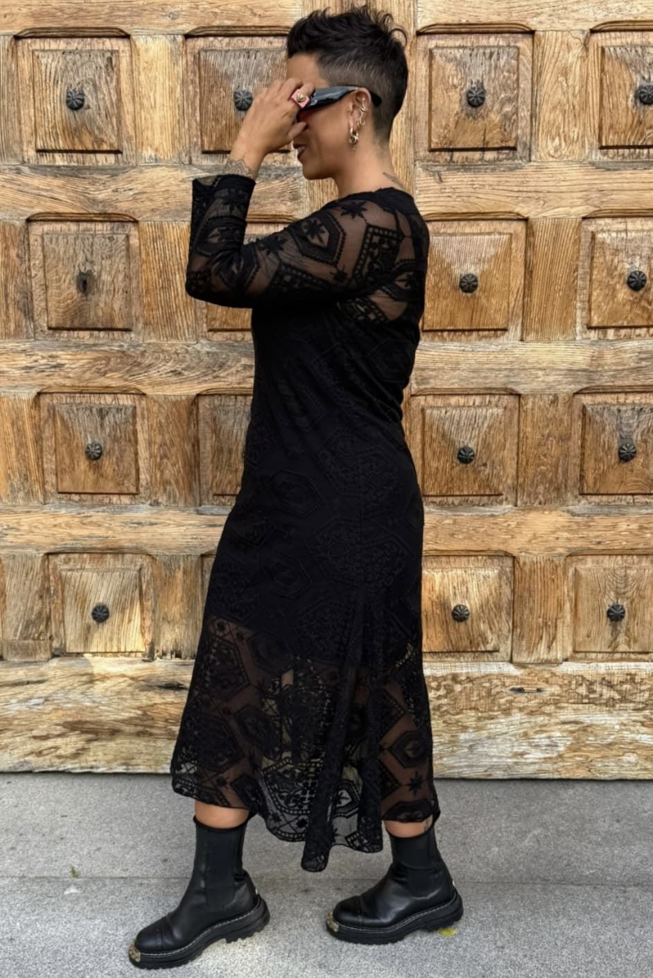 VESTIDO ENCAJE EVASÉ MAD INFLUENCE - Imagen 2