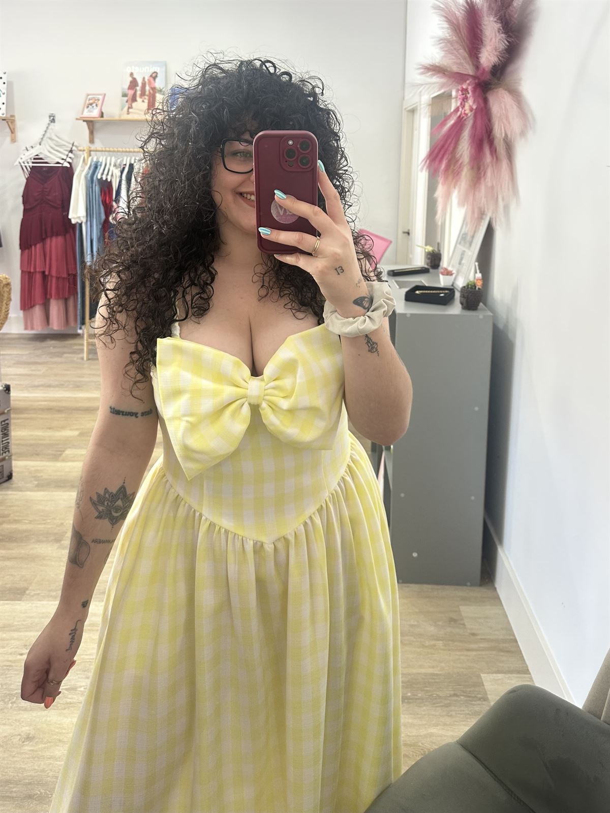 VESTIDO LAZO VICHY - Imagen 2