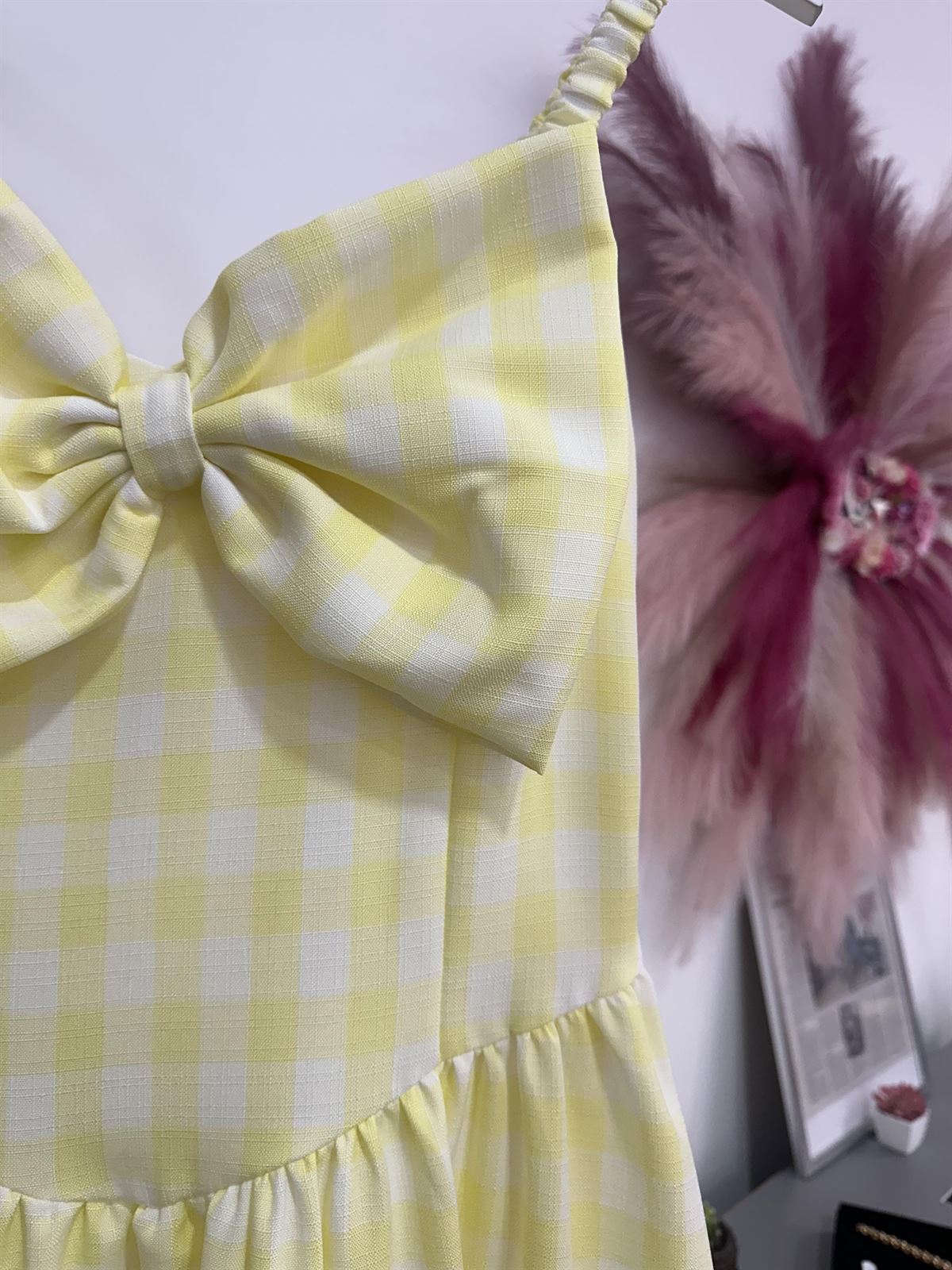 VESTIDO LAZO VICHY - Imagen 4