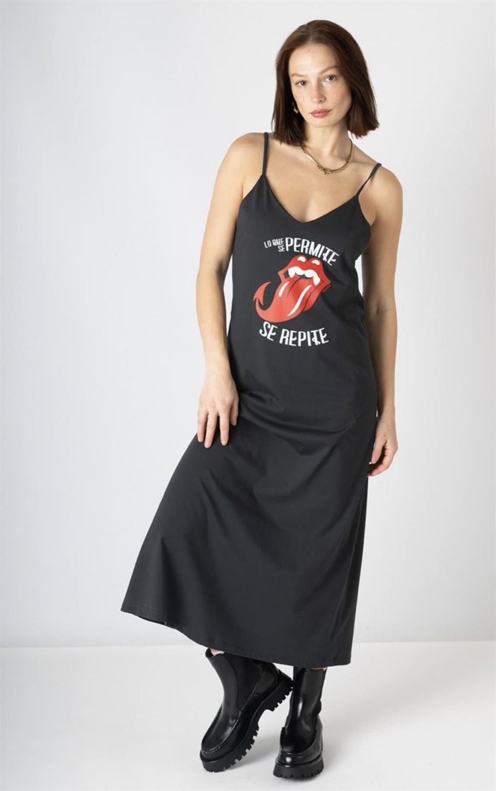 VESTIDO LO QUE SE PERMITE ANIMOSA - Imagen 1