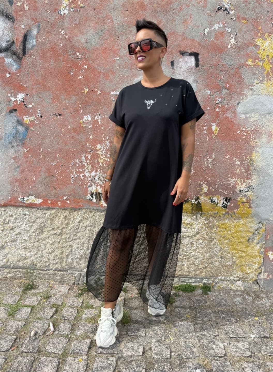 VESTIDO LOGO MAD INFLUENCE - Imagen 1