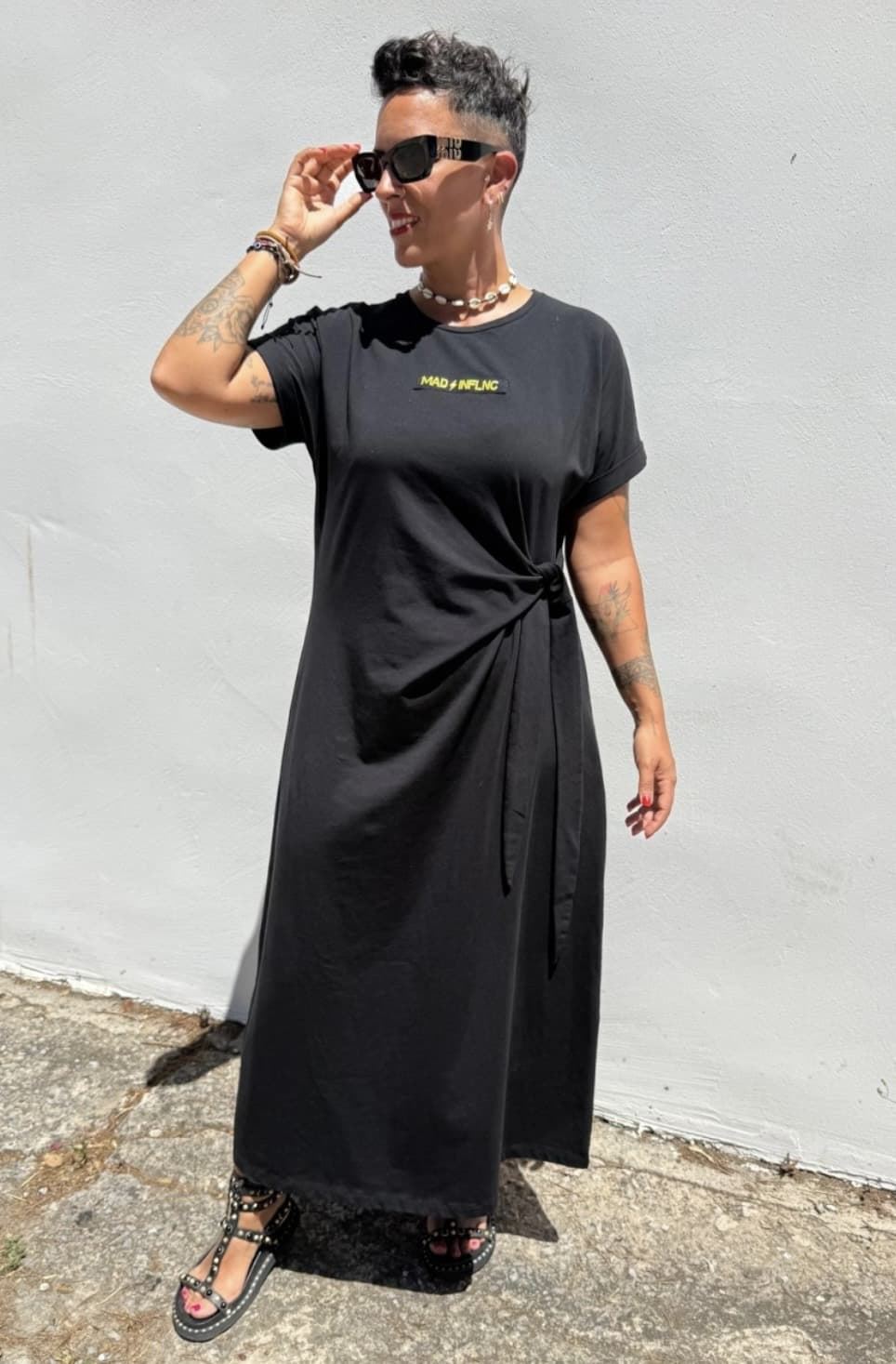 VESTIDO NUDO MAD INFLUENCE - Imagen 1