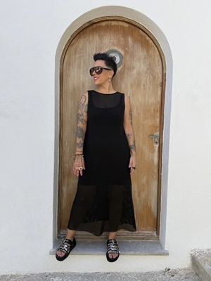 VESTIDO RED NEGRO MAD INFLUENCE - Imagen 1