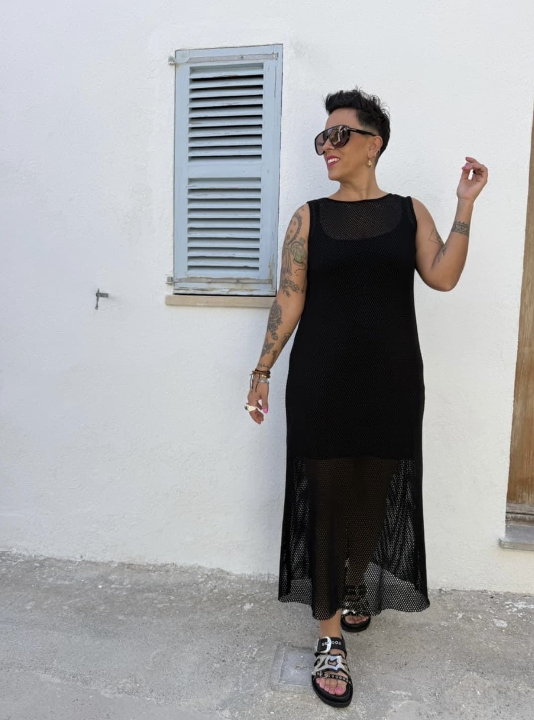 VESTIDO RED NEGRO MAD INFLUENCE - Imagen 3