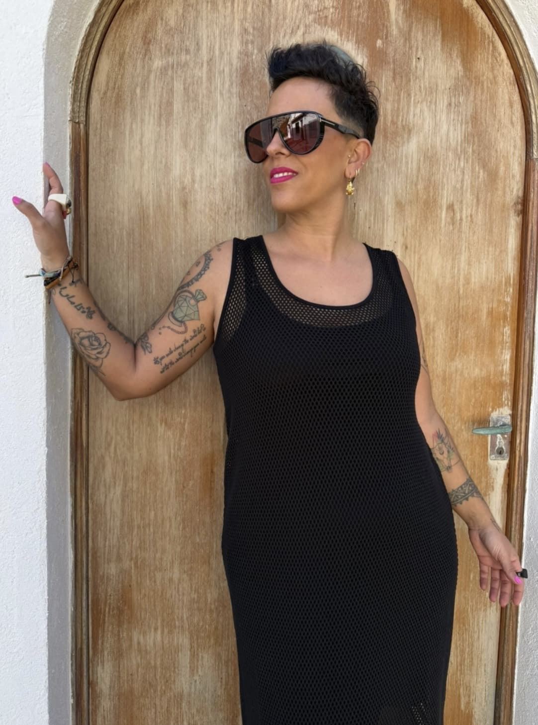 VESTIDO RED NEGRO MAD INFLUENCE - Imagen 4