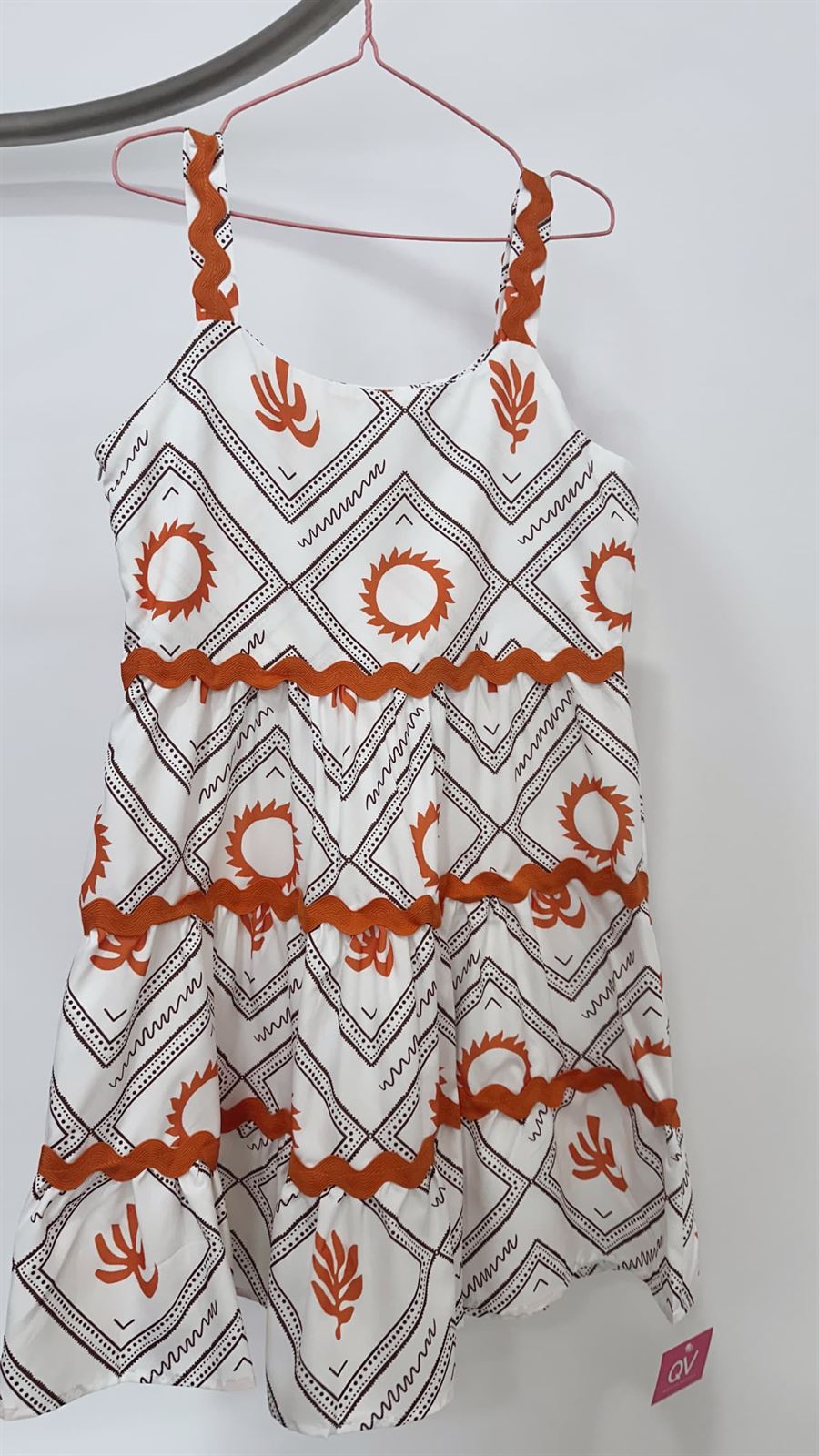VESTIDO SOL NARANJA - Imagen 1