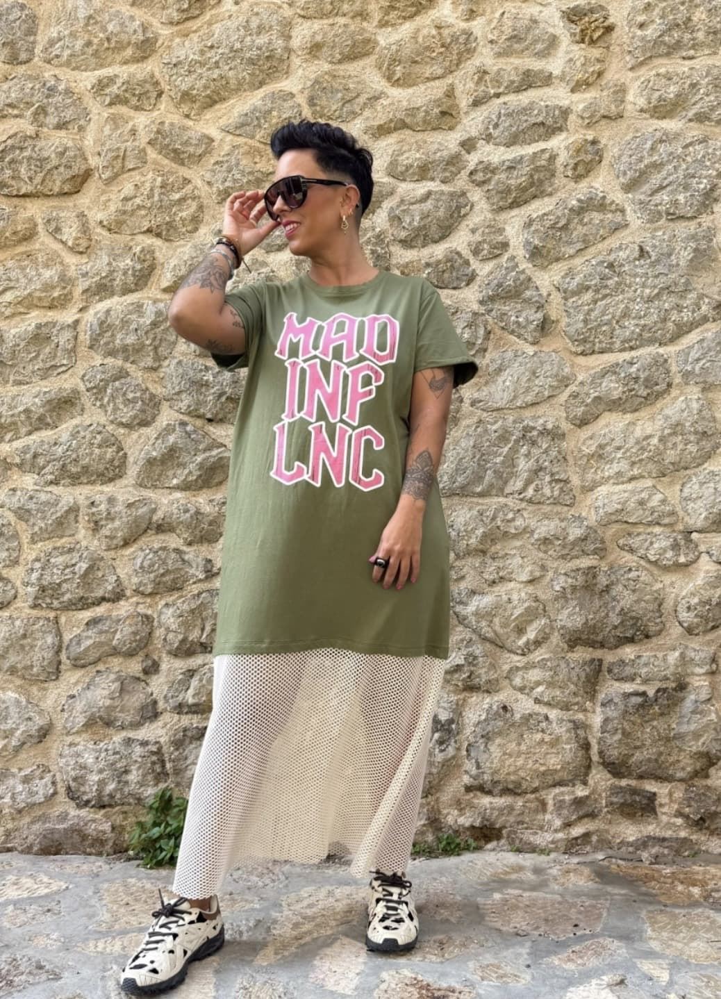 VESTIDO VERDE MAD INFLUENCE - Imagen 2