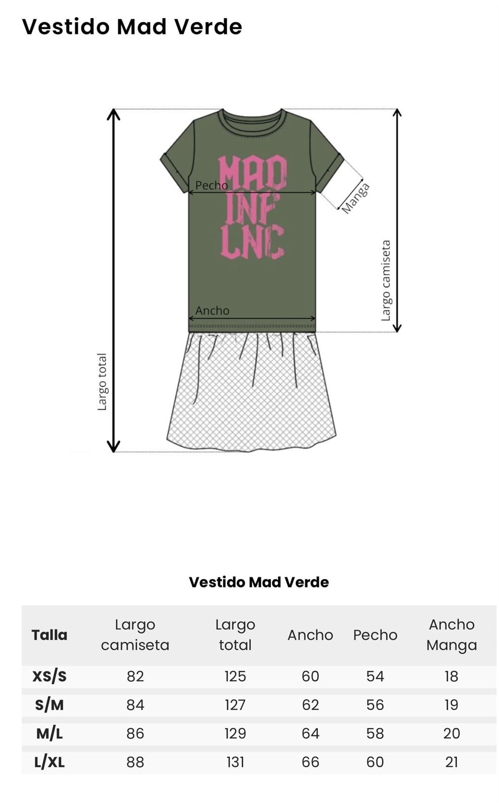 VESTIDO VERDE MAD INFLUENCE - Imagen 4