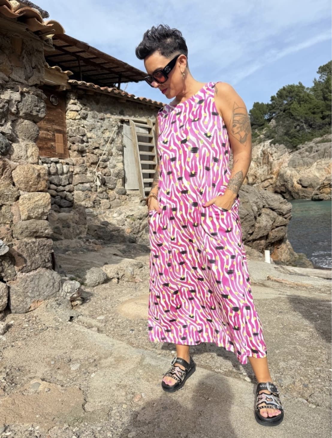 VESTIDO ZEBRA SUNSET MAD INFLUENCE - Imagen 3