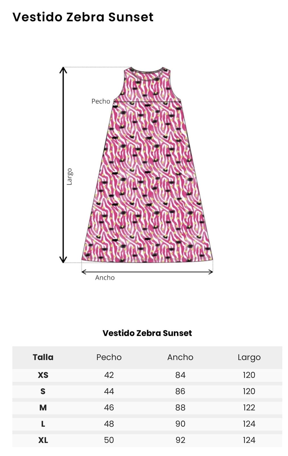 VESTIDO ZEBRA SUNSET MAD INFLUENCE - Imagen 4